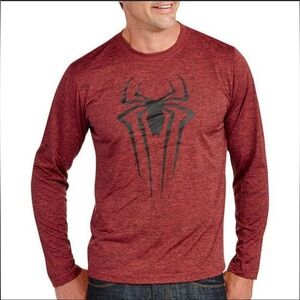 NEW! Marvel The Amazing Spider-Man 2 Red long sleeve shirt men’s size Large NWOT